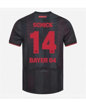Bayer Leverkusen Patrik Schick #14 Maglia Gara Casa Repliche 2025-26 Maniche Corte